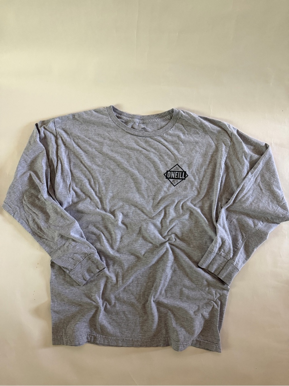 O'Neill Men's Long Sleeve Logo Tee - Gray